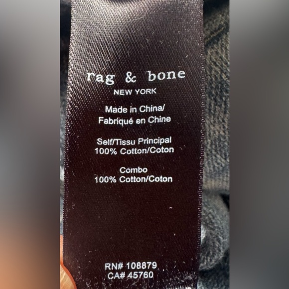 Rag and Bone Small Blue Jogger “Jeans” - Picture 7 of 9